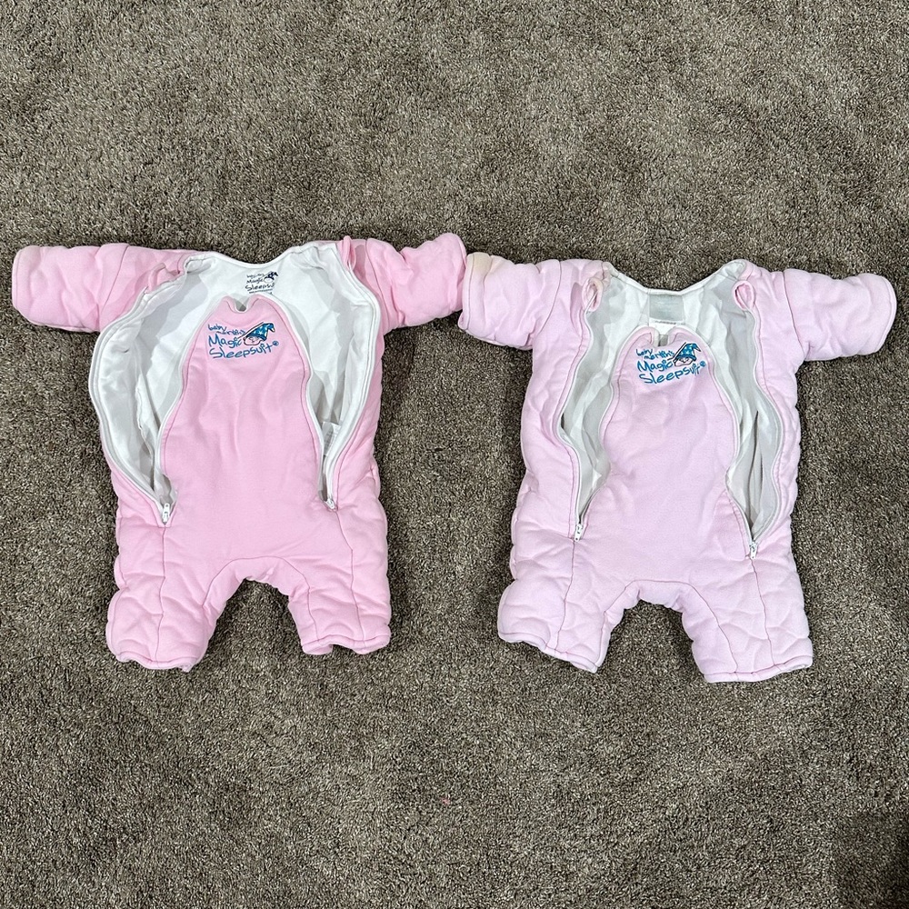 (2) Merlin’s Magic SleepSuits Large